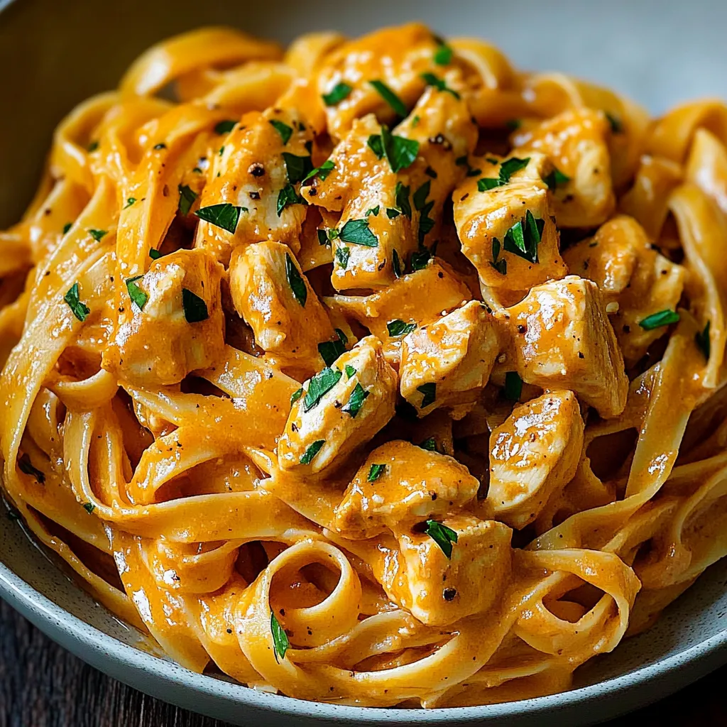 Buttery Chicken Linguine