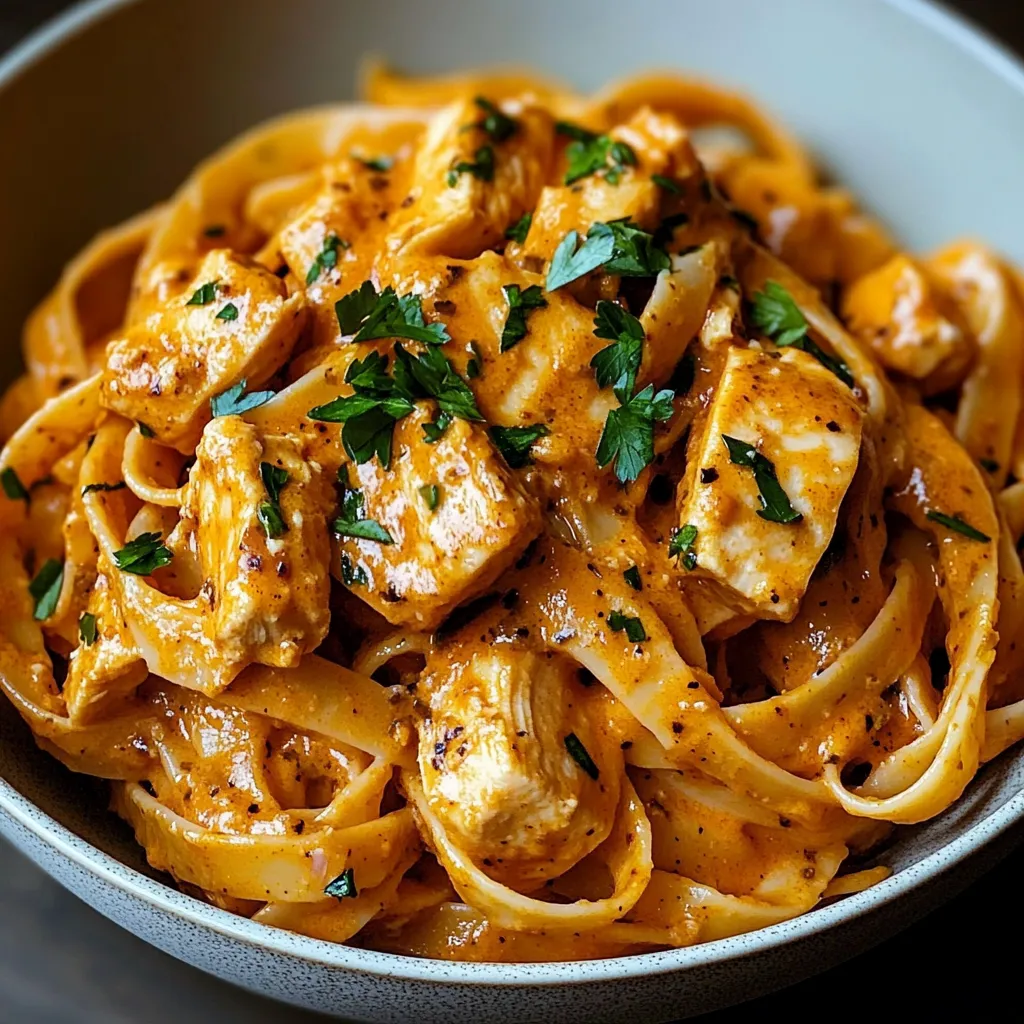 Easy Cowboy Butter Chicken Linguine