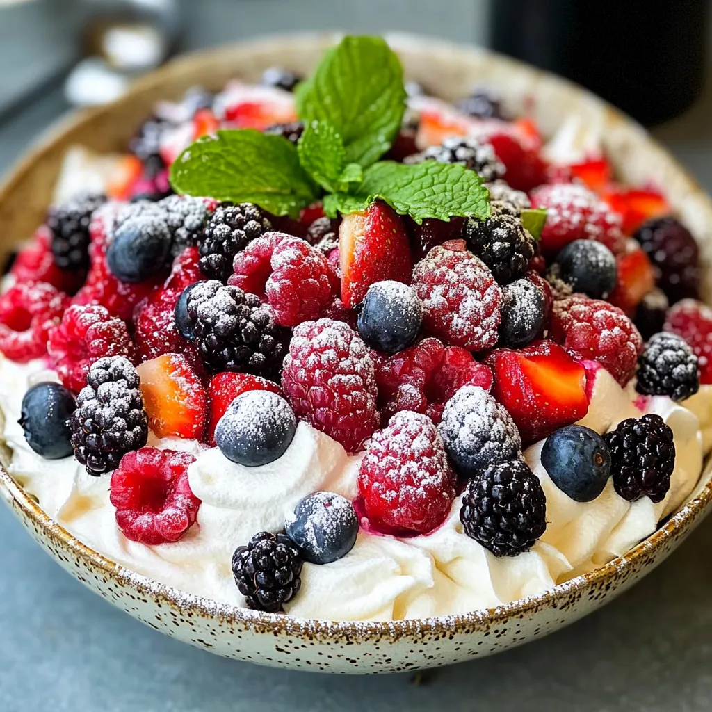 Berry Cheesecake Salad