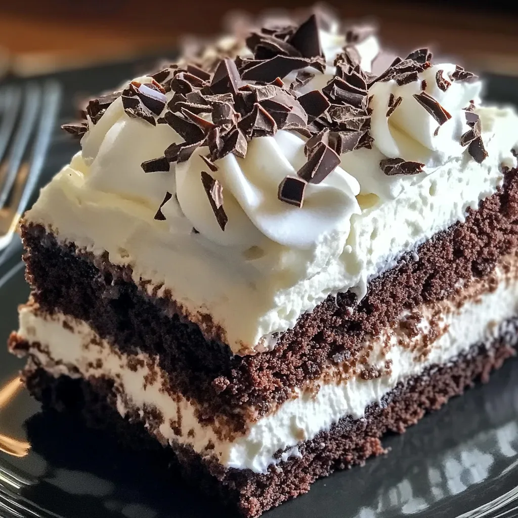 Brownie Refrigerator Cake Recipe