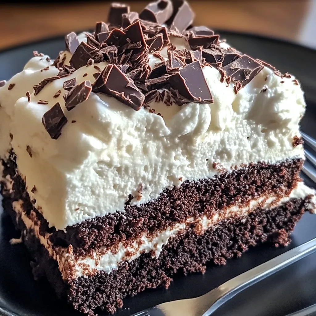 Easy Brownie Refrigerator Cake