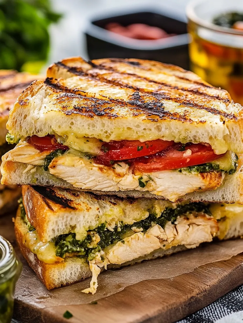 A sandwich with tomatoes, lettuce, and cheese.