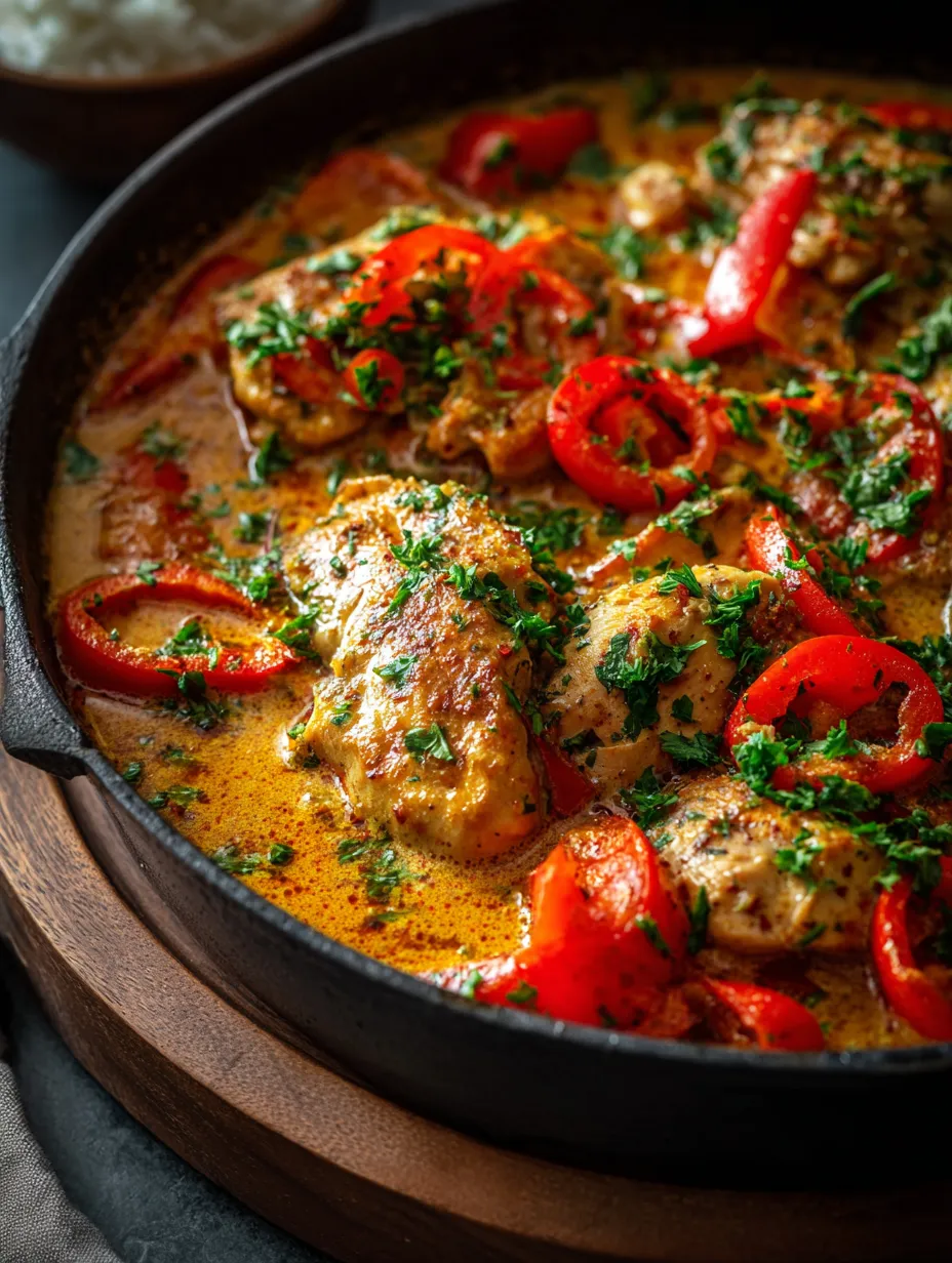 A spicy Brazilian coconut chicken dish.