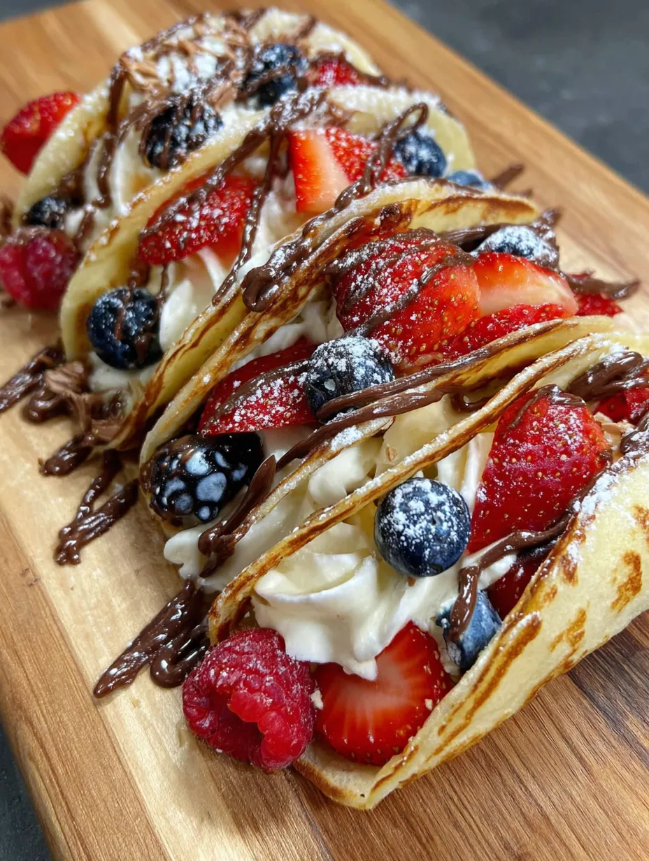 A delicious dessert made from pancakes and strawberries.