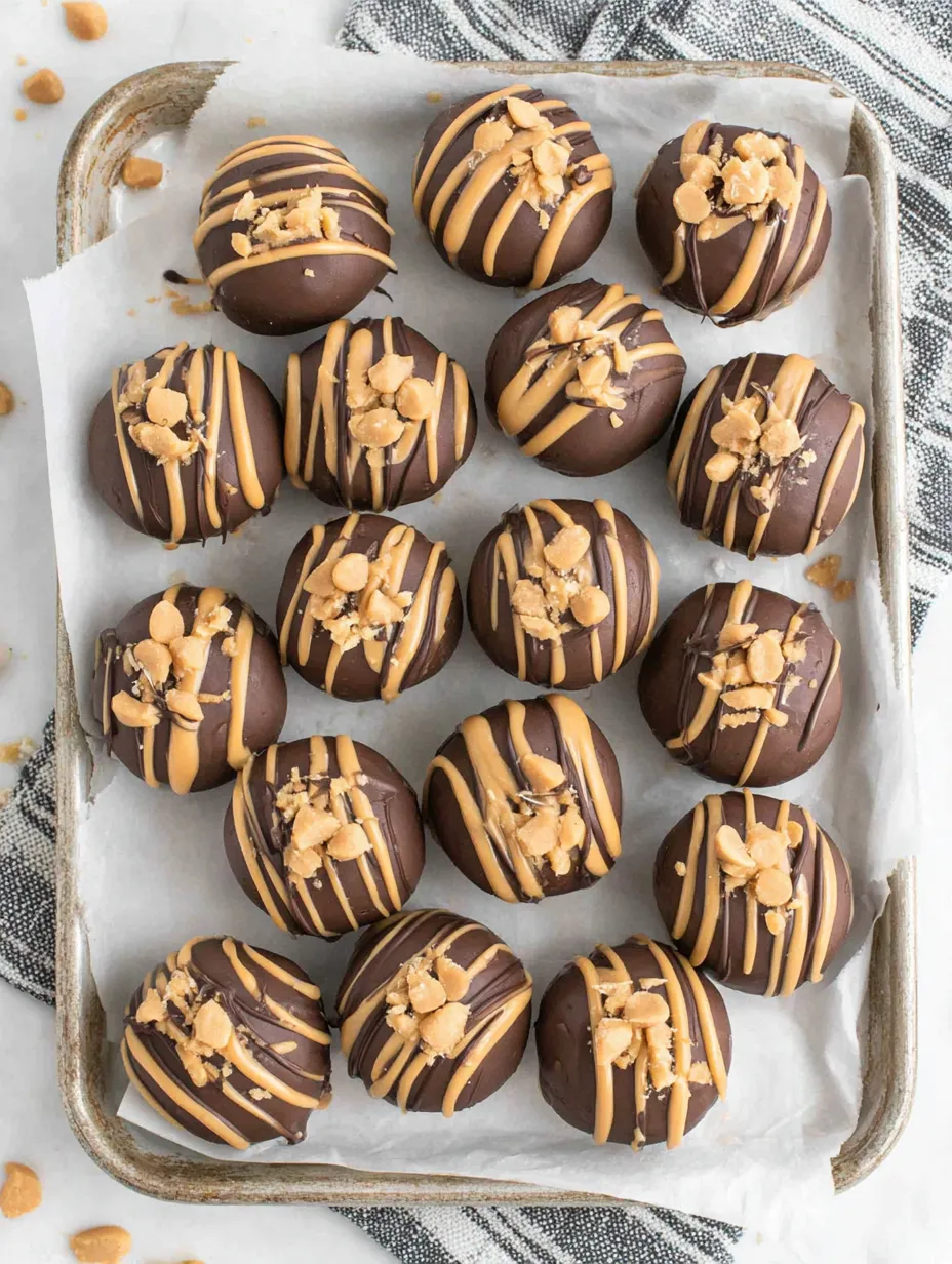 A tray of Skrewball Whiskey Balls.