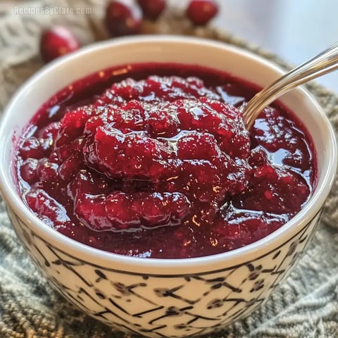 Sweet Cranberry Sauce