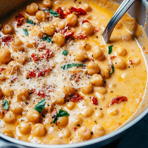 Creamy Chickpeas Dish