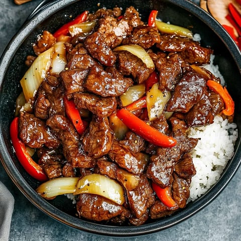 Black Pepper Beef Stir-Fry