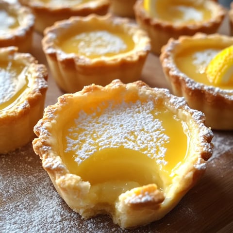 Mini Lemon Magic Pies