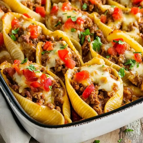 Stuffed Taco Pasta Shells