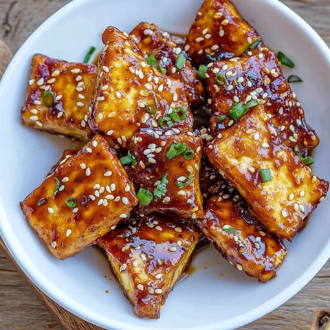 Sticky Tofu Dish