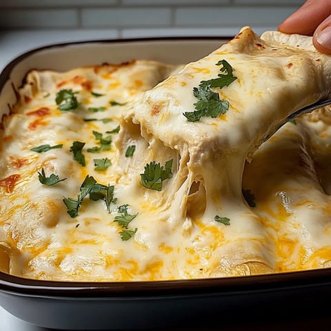 White Chicken Enchiladas